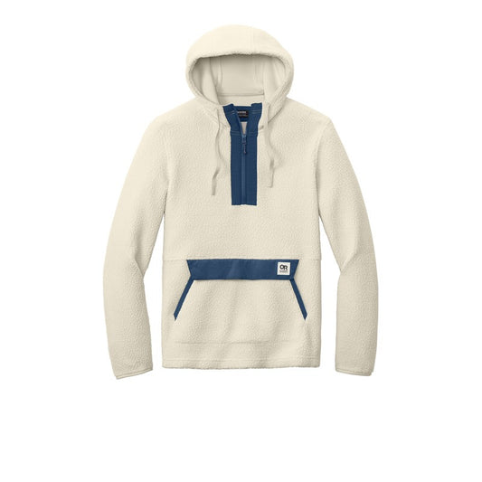 Outdoor Research® Packwood Fleece Pullover Hoodie - Oat/ Navy