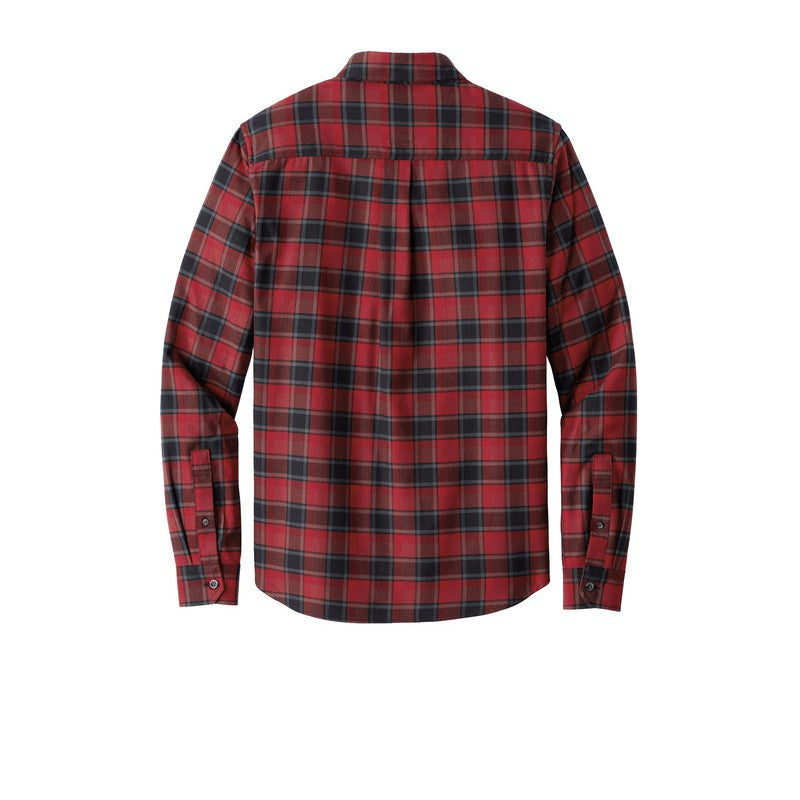 Eddie Bauer® Long Sleeve Favorite Flannel Plaid Shirt - Red Highland Plaid