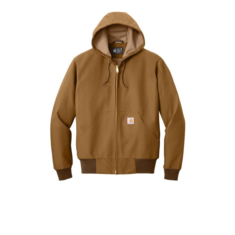 Carhartt ® Thermal-Lined Duck Active Jac - Carhartt Brown