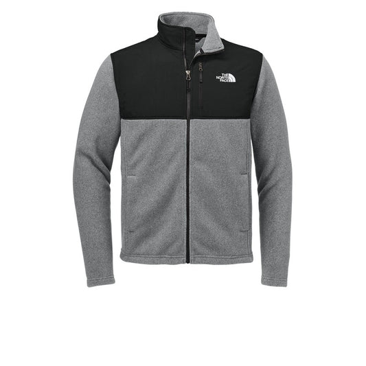 The North Face® Highest Peak Full-Zip Fleece Jacket - The North Face® Highest Peak Full-Zip Fleece Jacket - TNF Medium Grey Heather/ TNF Black