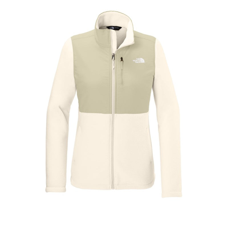 The North Face® Women’s Highest Peak Full-Zip Fleece Jacket - Gardenia White/ Gravel