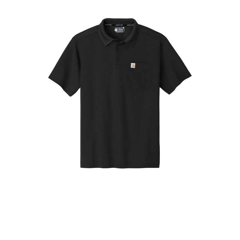 Carhartt Force® Snag-Resistant Pocket Polo - Black