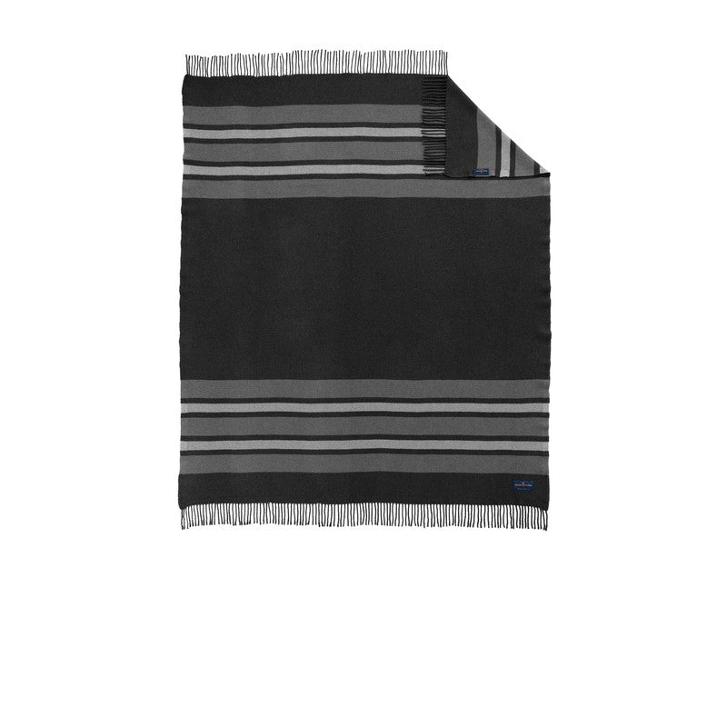 Brooks Brothers® Heritage Blanket - Windsor Grey/ Shadow Grey/ Blanc