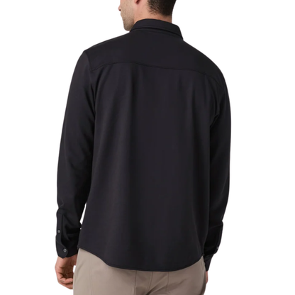 KIER Long Sleeve Knit Oxford Button Down - Classic Fit
