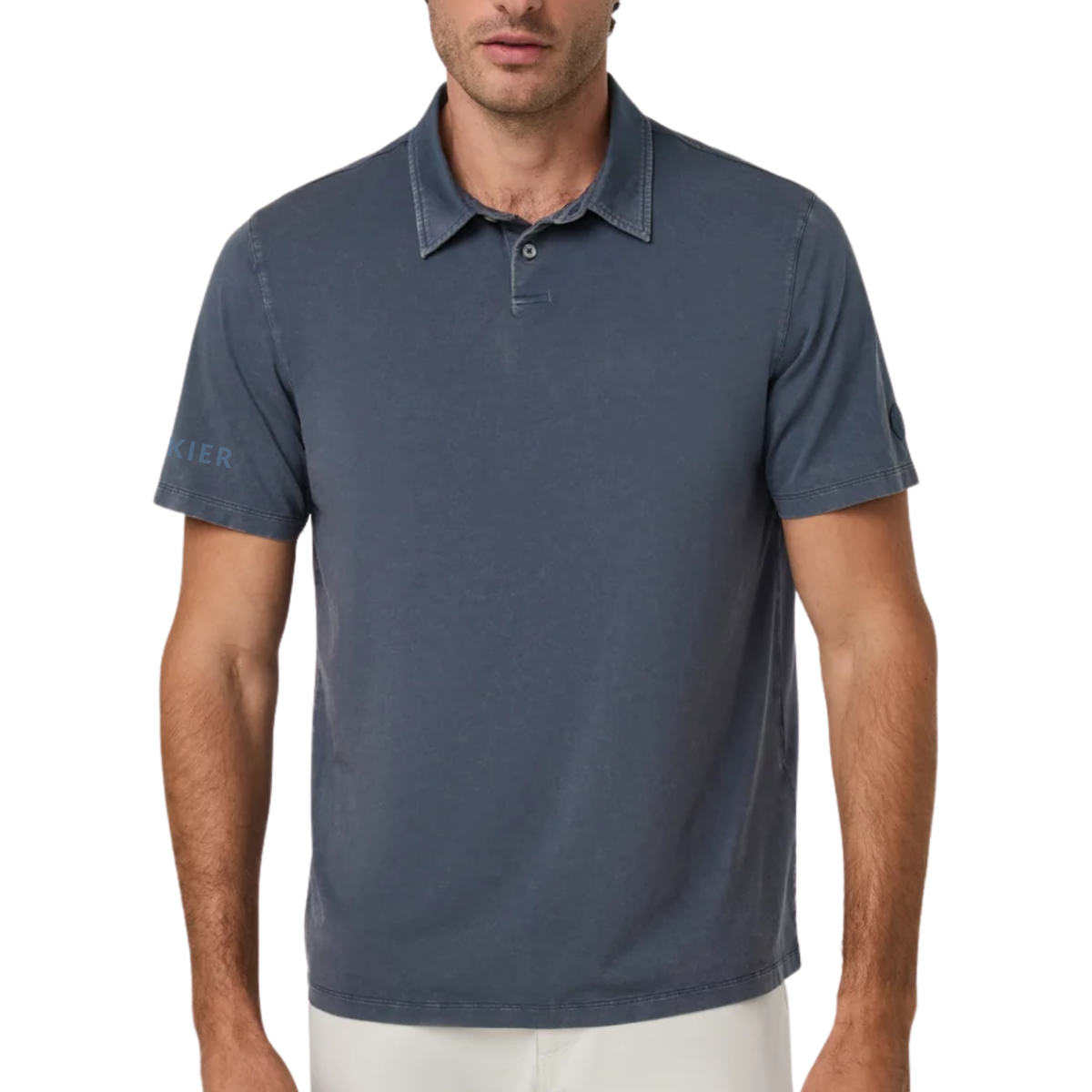 KIER Short Sleeve Feather Polo