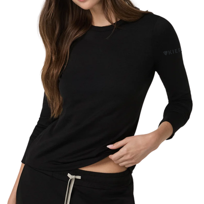 KIER Women's Long Sleeve Halo Essential Crew Tee
