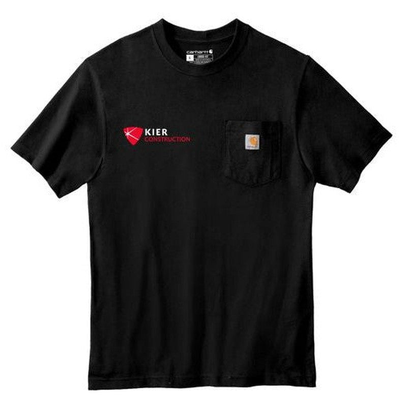 KIER Carhartt ® Workwear Pocket Short Sleeve T-Shirt - BLACK