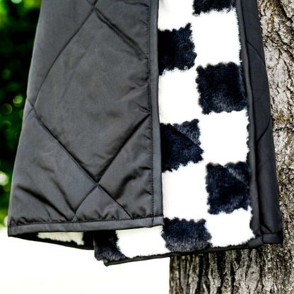 KIER Minky Everywhere Blanket - Black