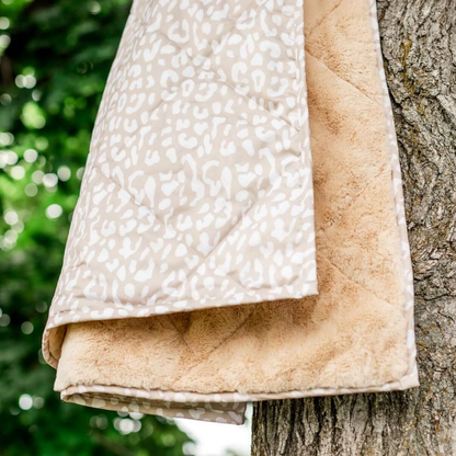 KIER Minky Everywhere Blanket - Tan Biege