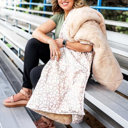 KIER Minky Everywhere Blanket - Tan Biege
