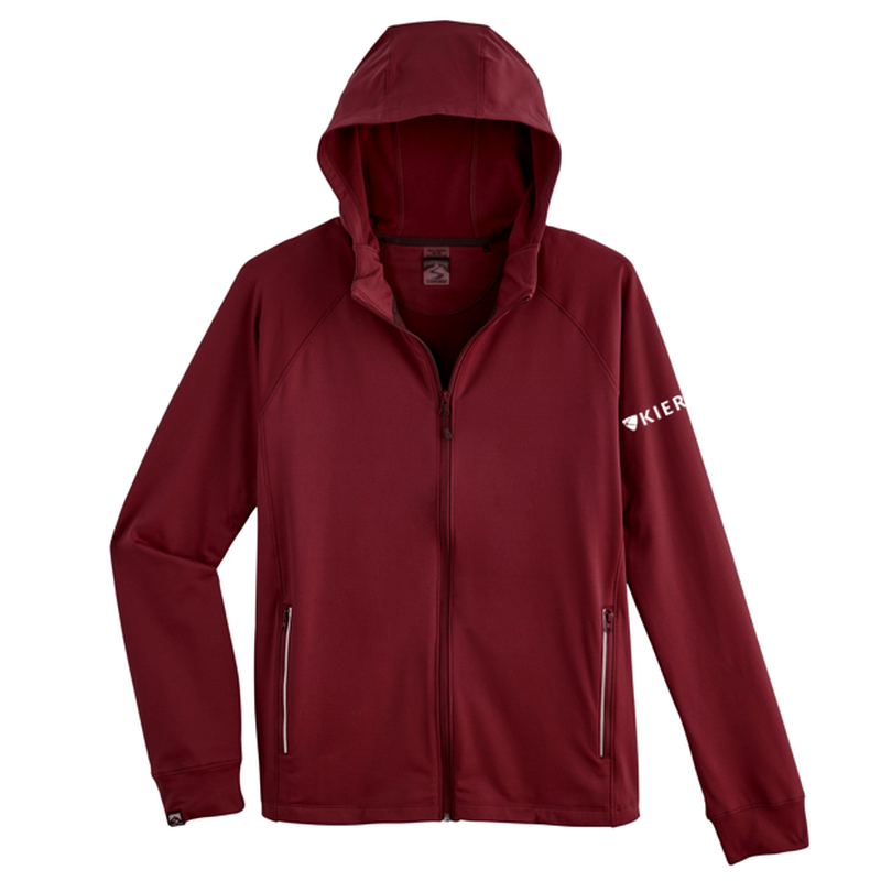 KIER Men's Weekender Performance Fleece Full Zip Hoodie