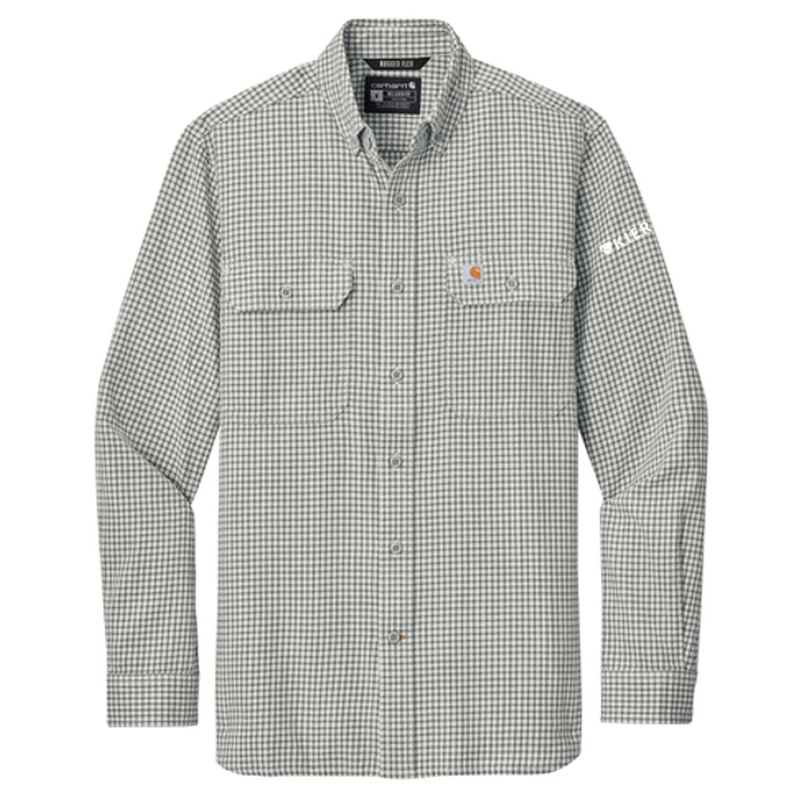 KIER Carhartt® Rugged Flex® Plaid Long Sleeve Shirt