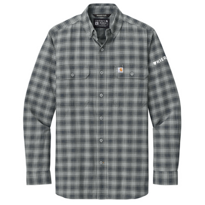 KIER Carhartt® Rugged Flex® Plaid Long Sleeve Shirt